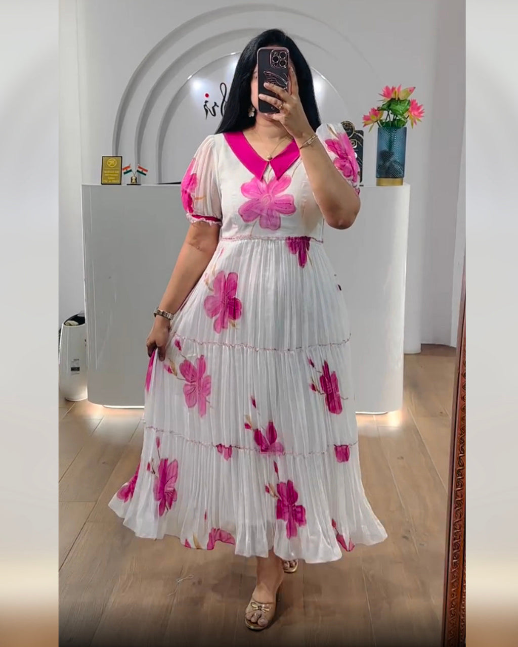 Jasleen2 -Long Flowing Western dress
