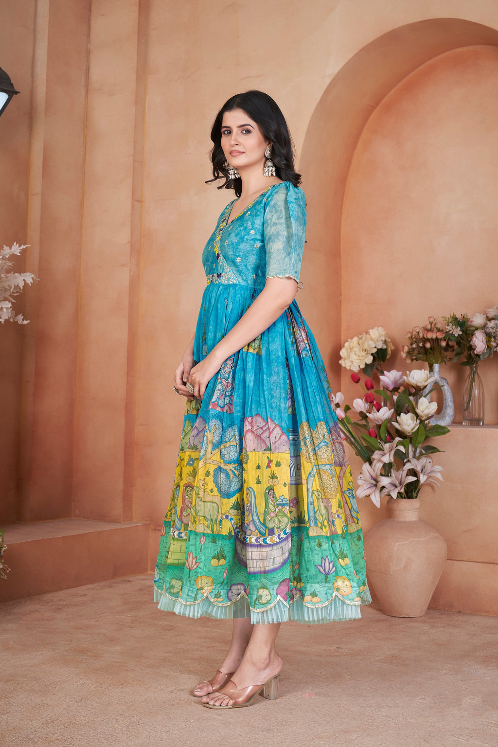 RADHEY-LONG WESTERN DRESS