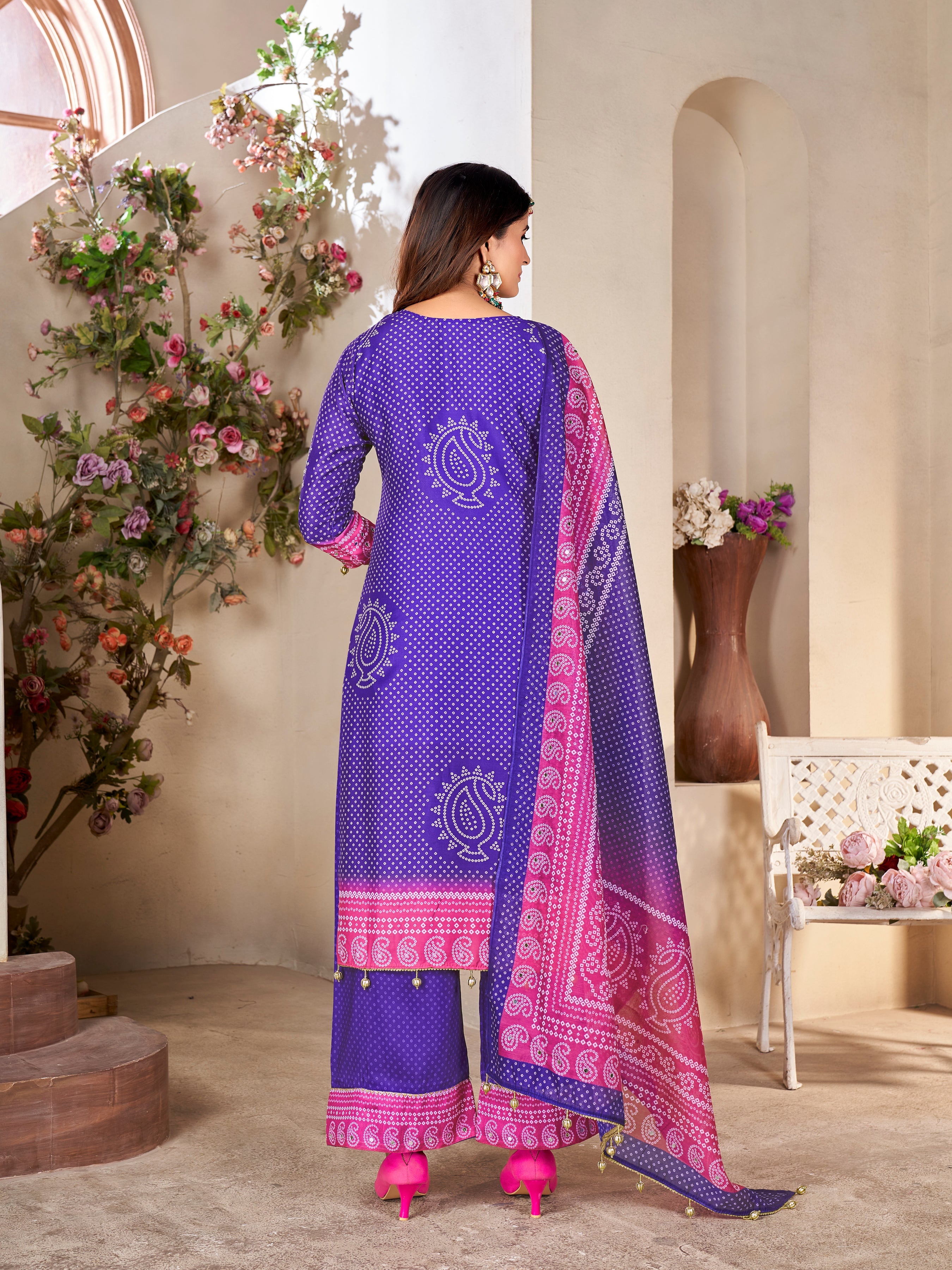 RIVU Fancy Designer Kurti  Pair  With Dupattta Set