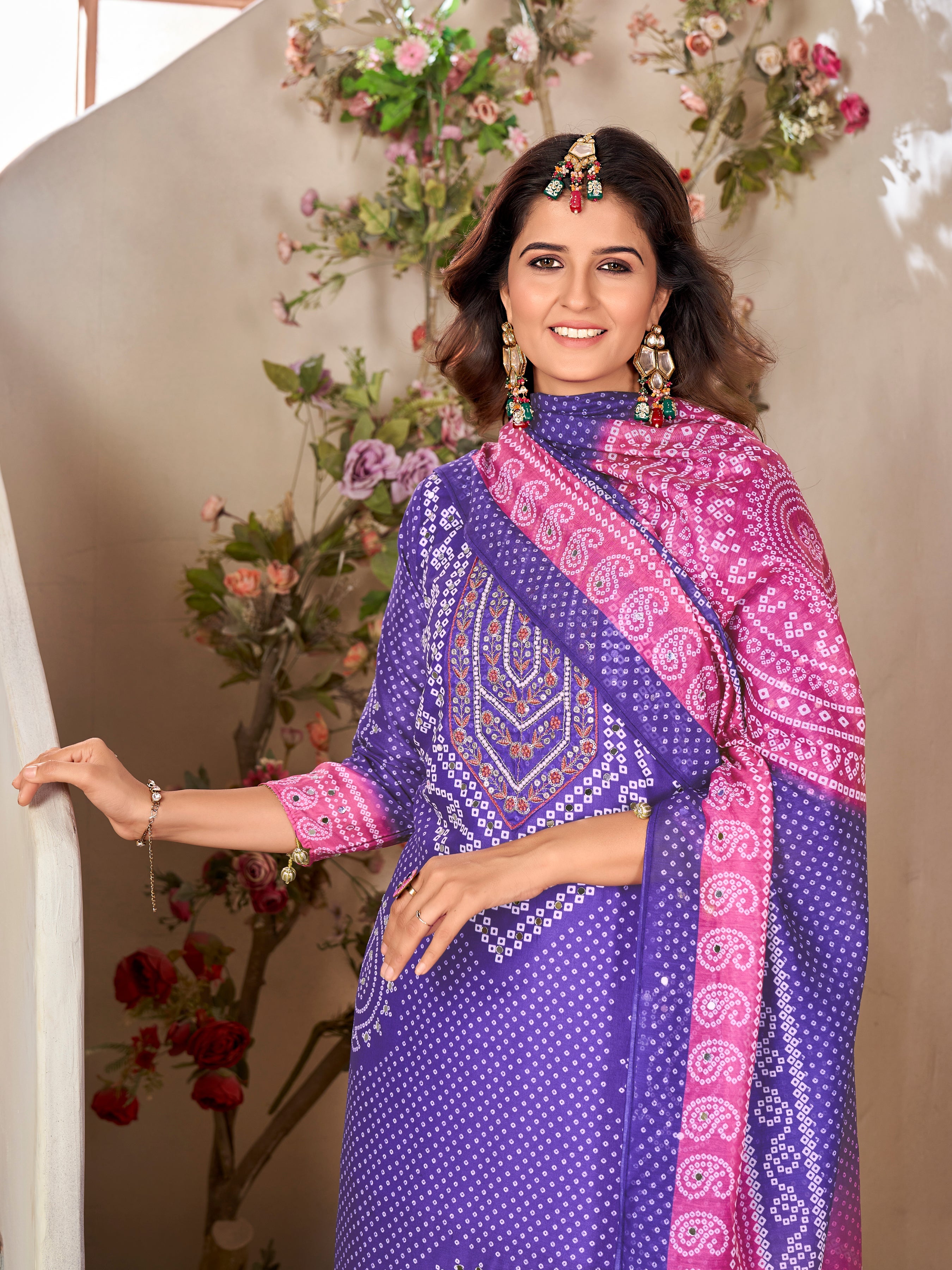 RIVU Fancy Designer Kurti  Pair  With Dupattta Set