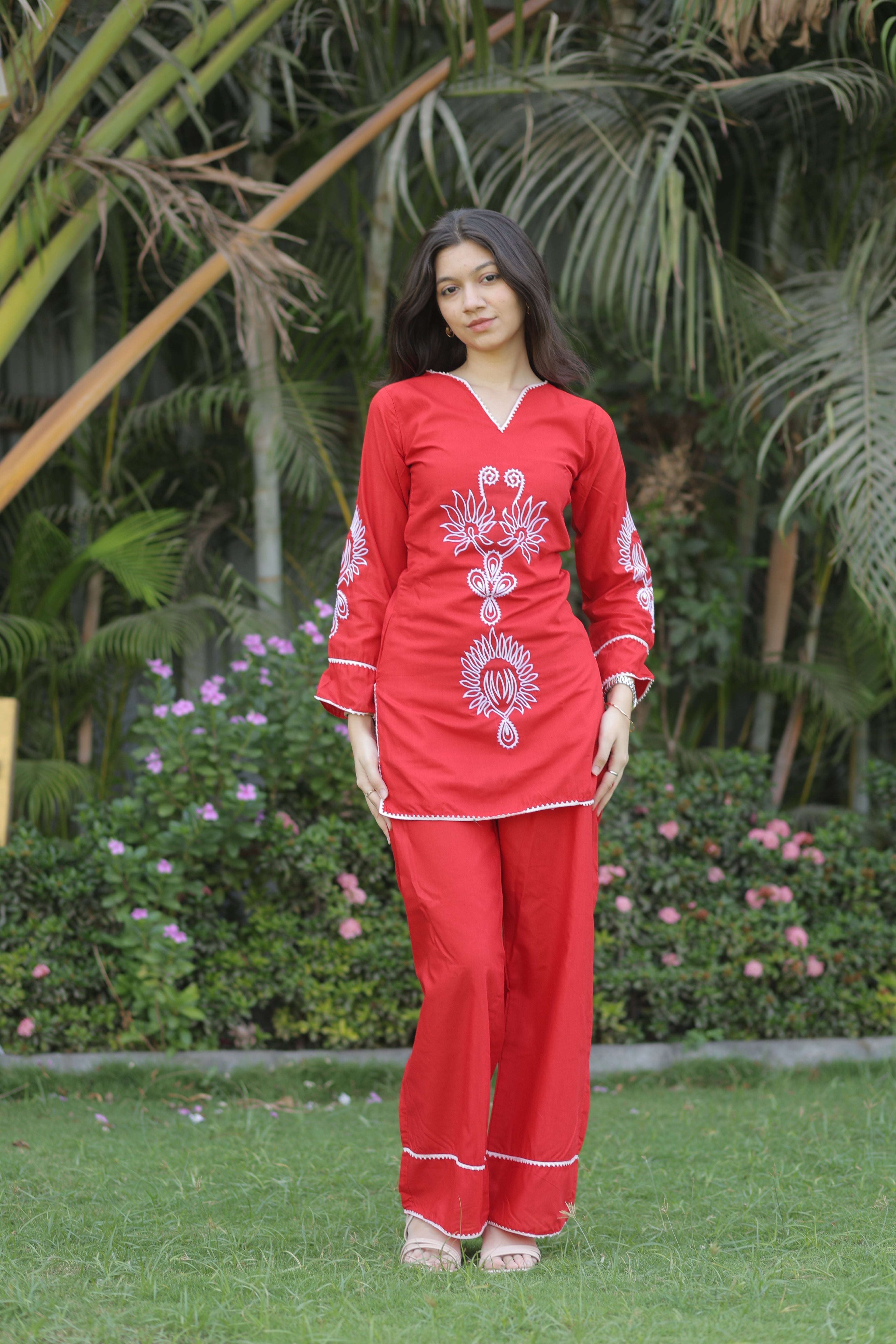 Nabeera-Elegant Summer Collection Cotton Coord Set