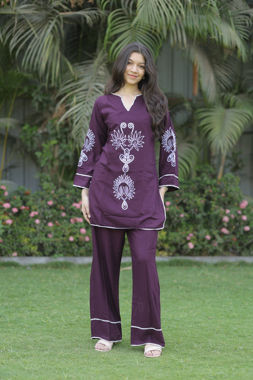Nabeera-Elegant Summer Collection Cotton Coord Set