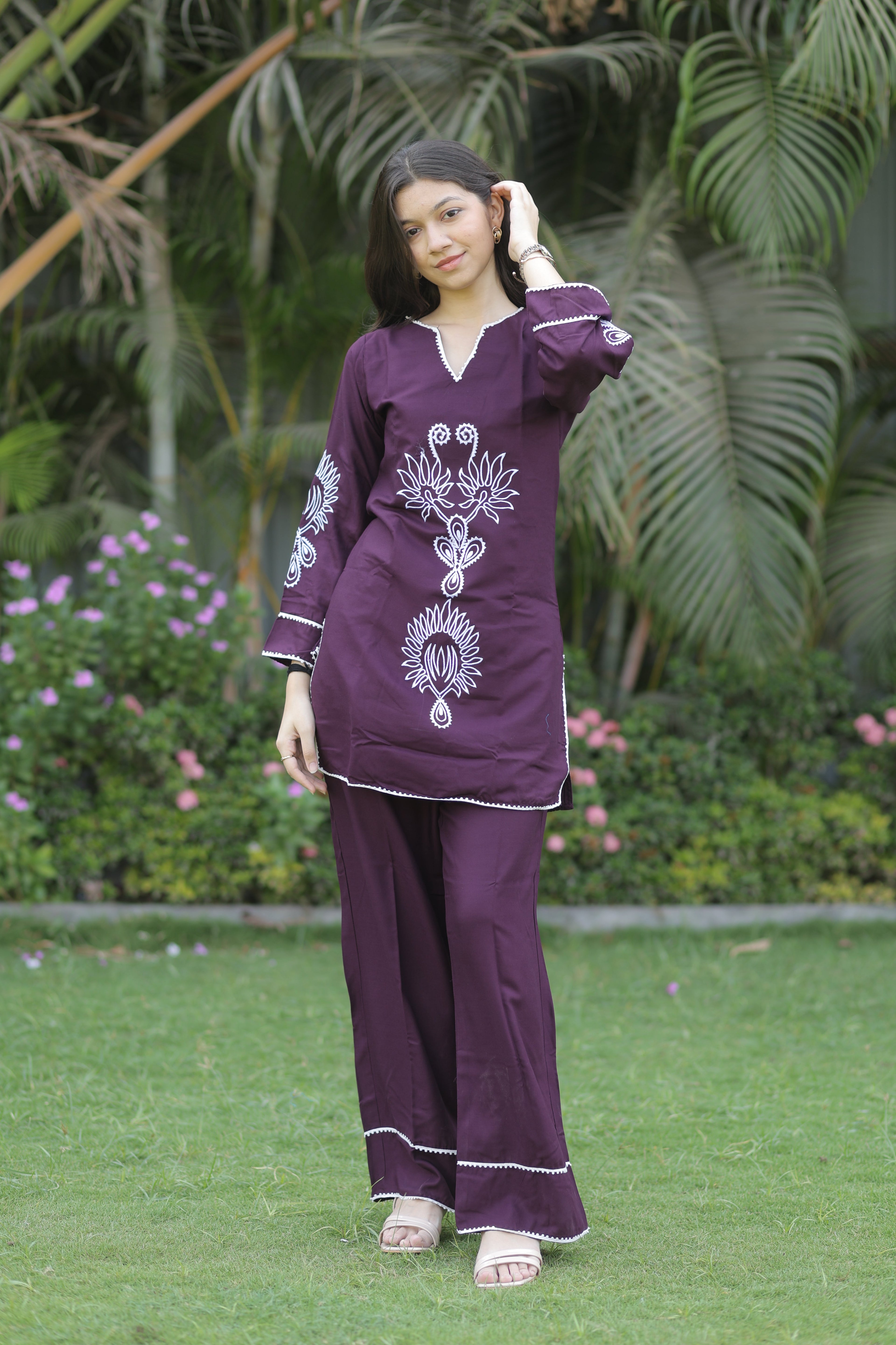 Nabeera-Elegant Summer Collection Cotton Coord Set