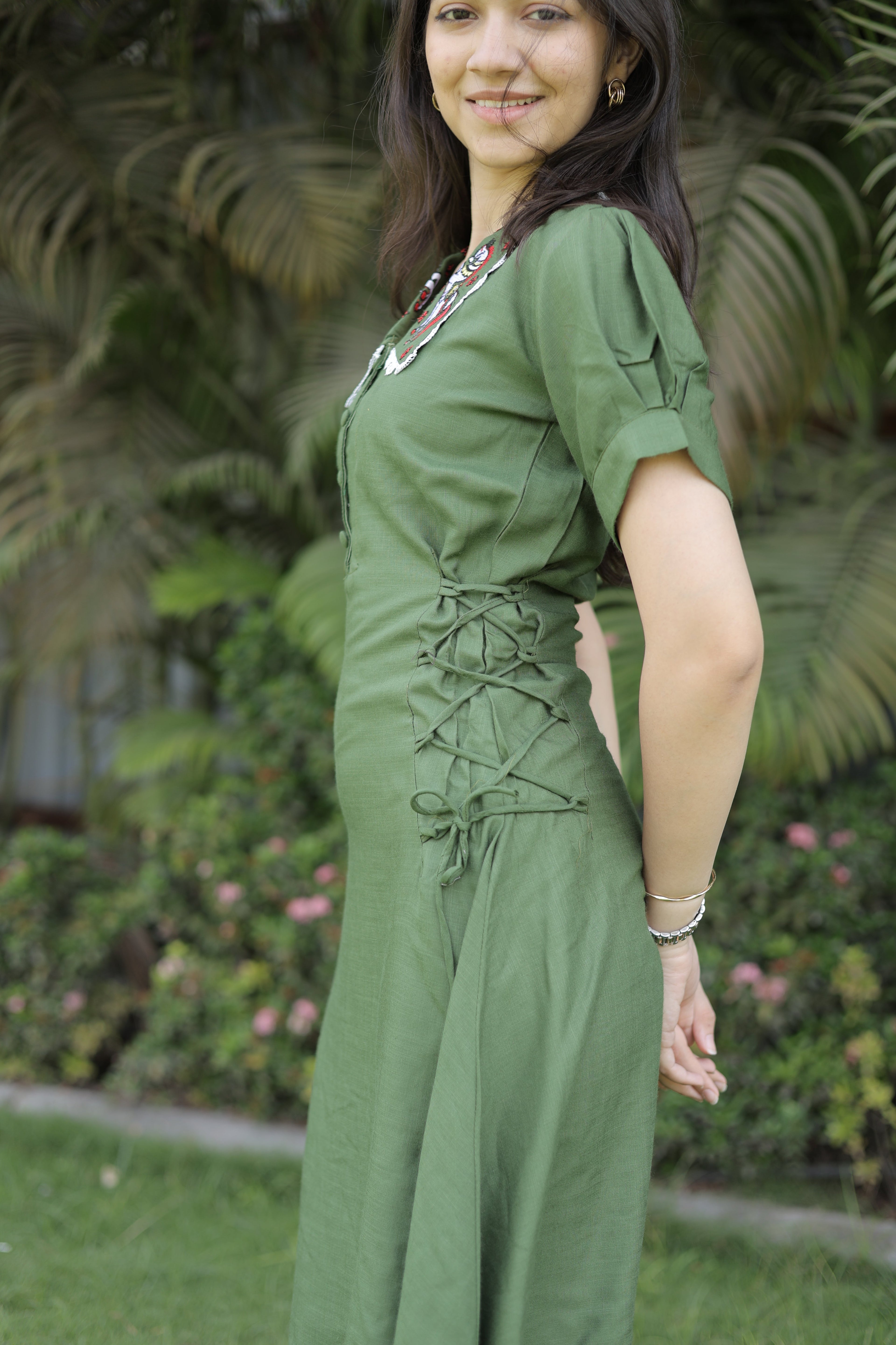 Chahat- Summer Cotton Western Dress