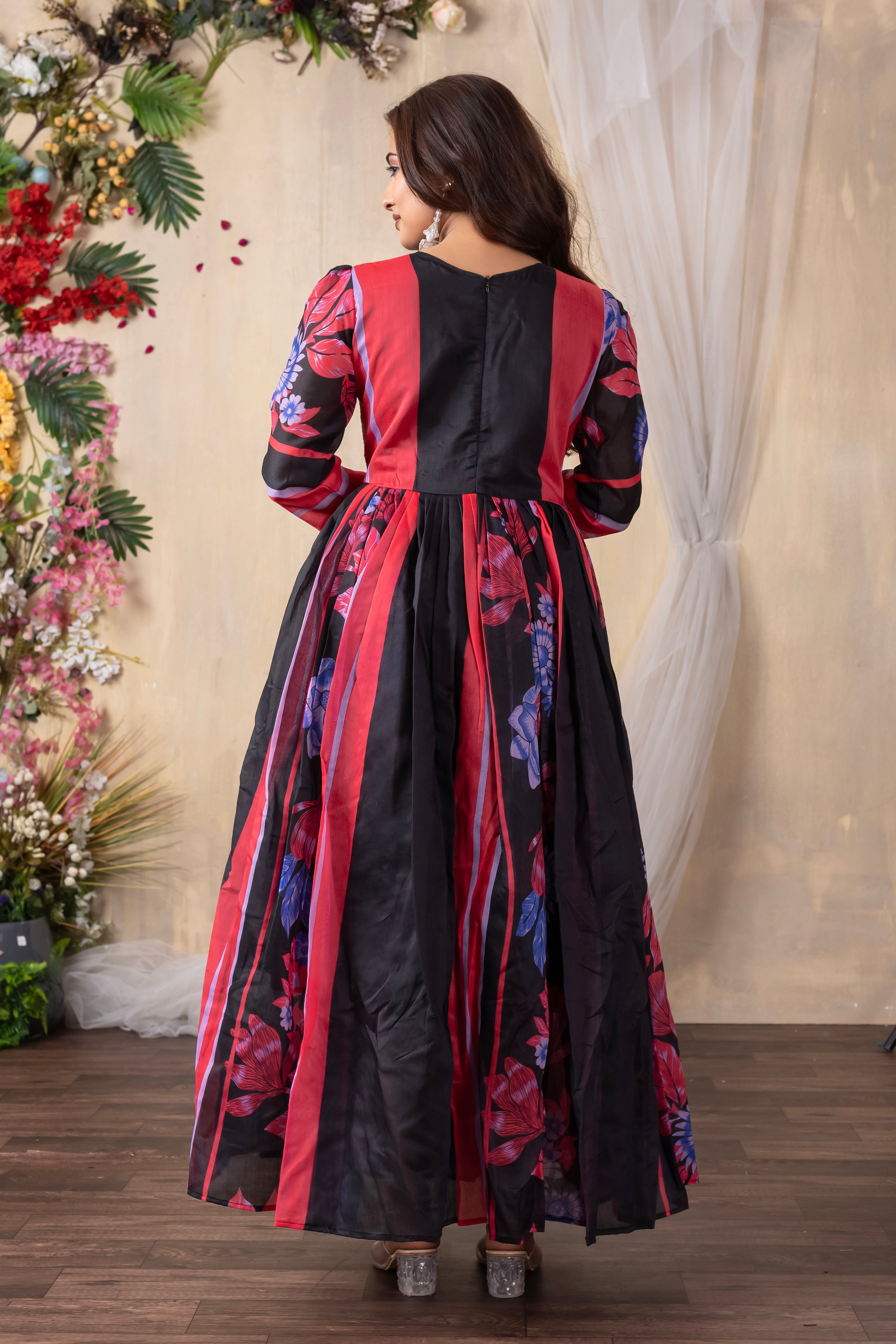Brindha - Long Elegence Western Dress