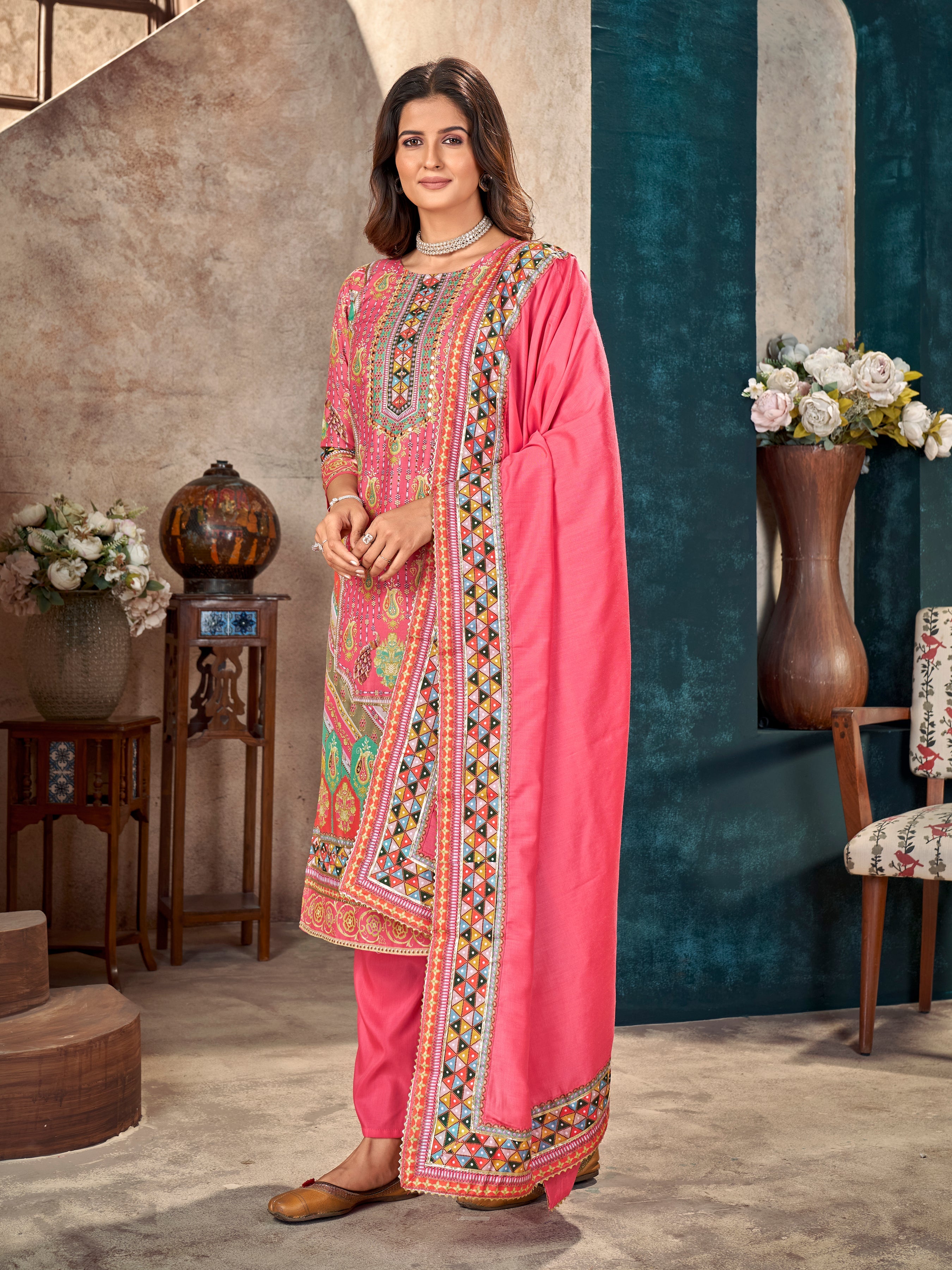 SAHELI HEAVY FANCY PAIR WITH DUPATTA SET