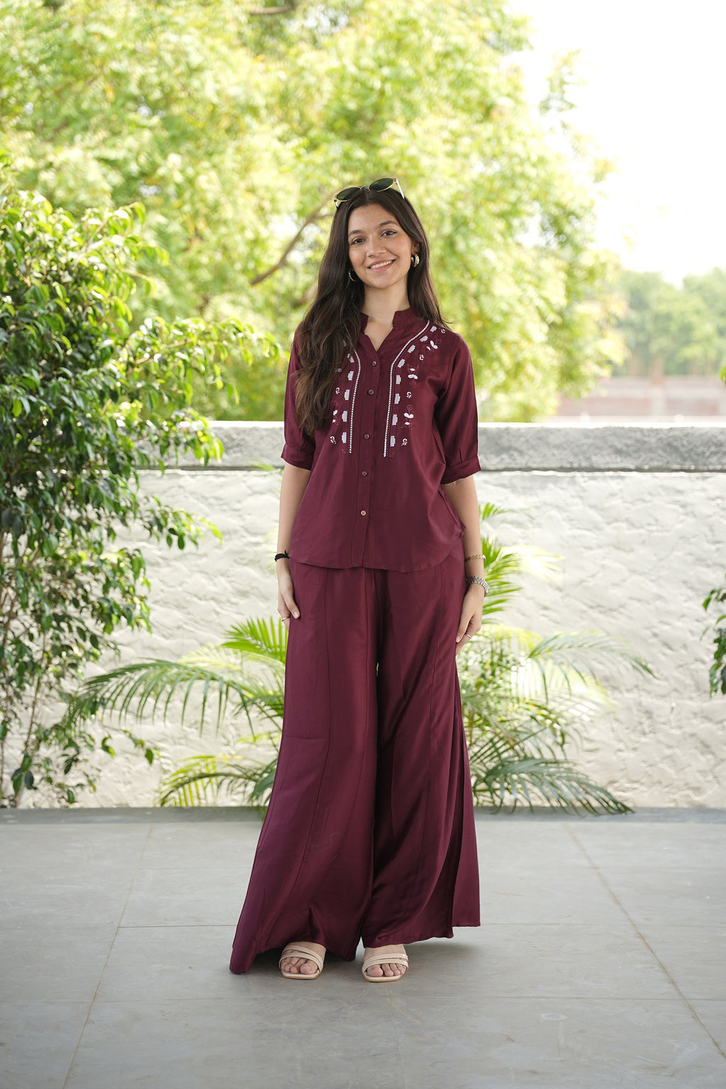 AROOSA -Premium Co-Ord Set  Western Fusion Wear