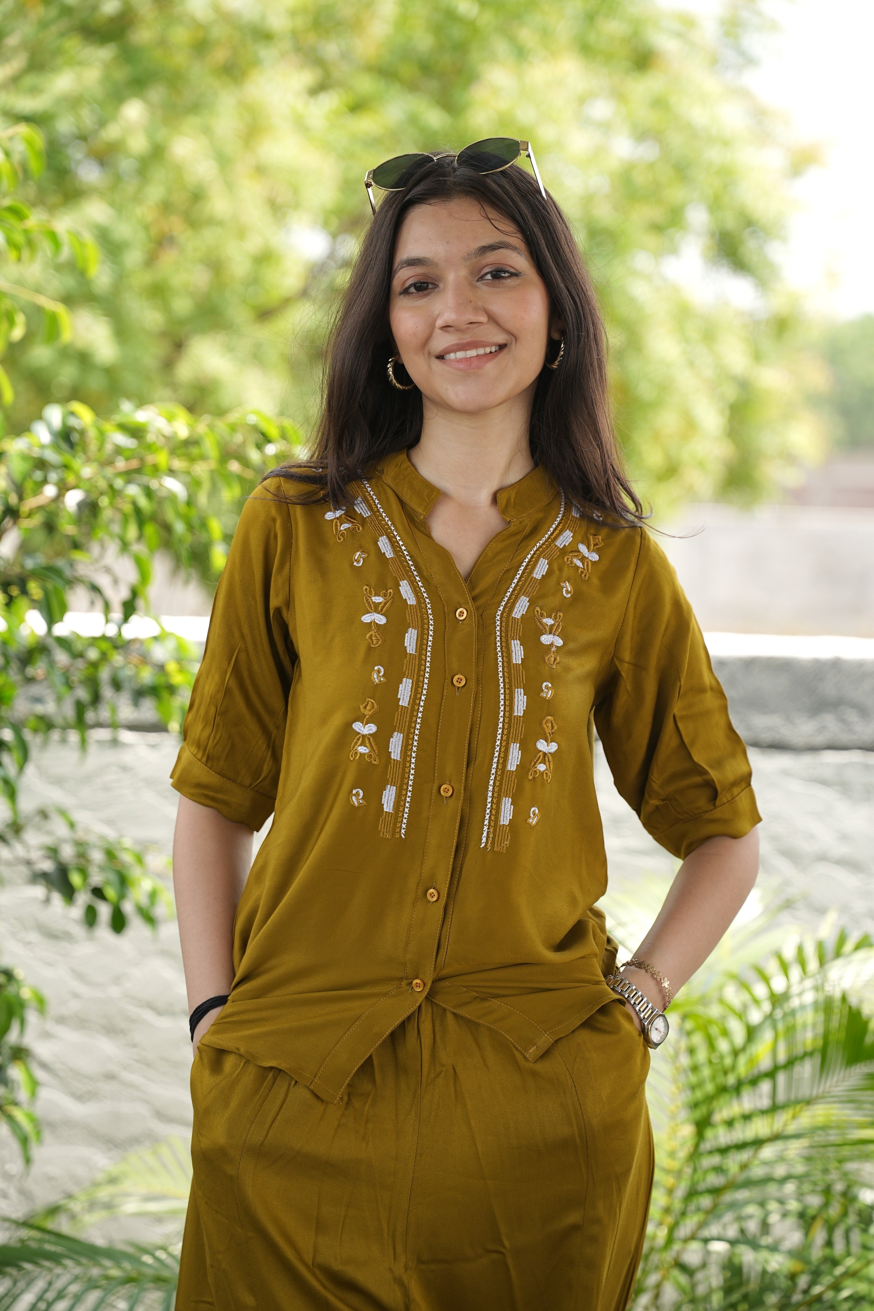 AROOSA -Premium Co-Ord Set  Western Fusion Wear