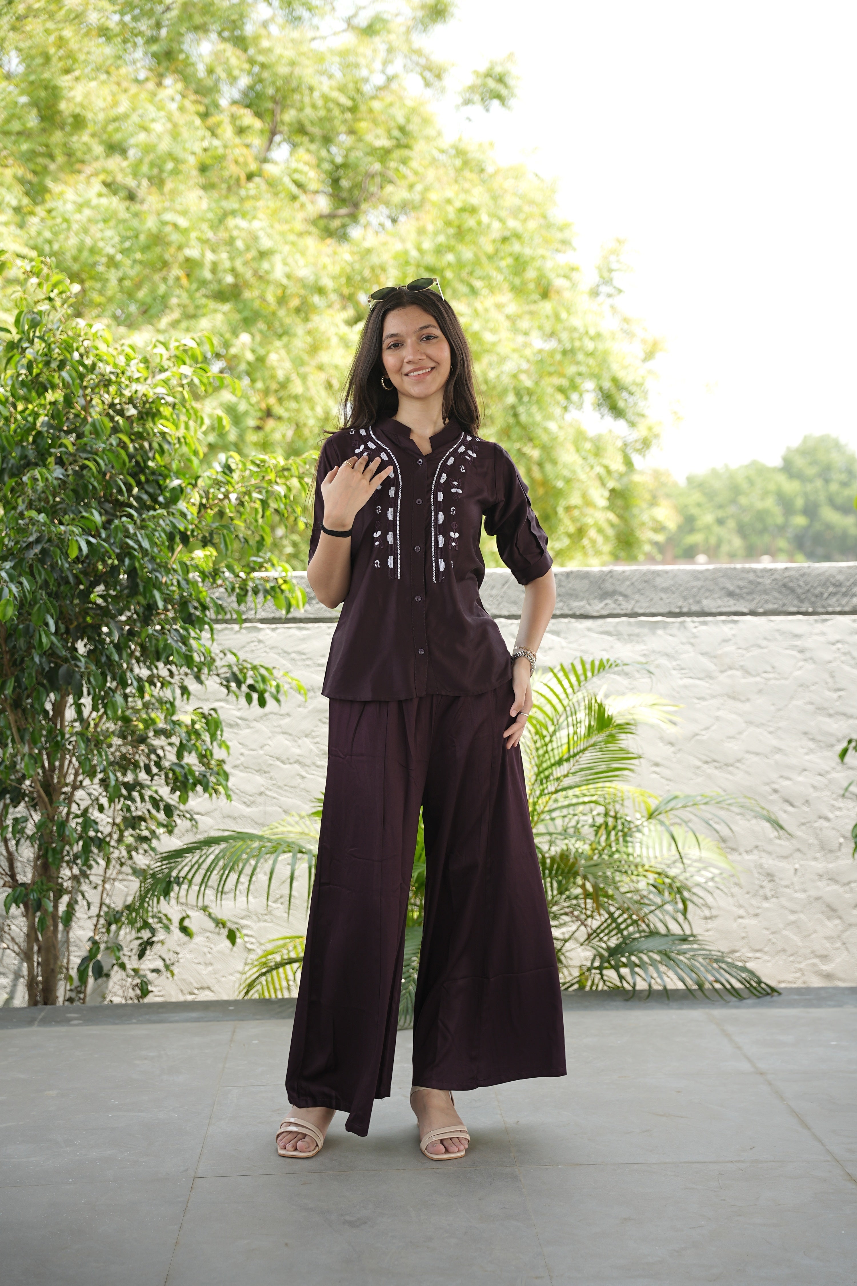 AROOSA -Premium Co-Ord Set  Western Fusion Wear