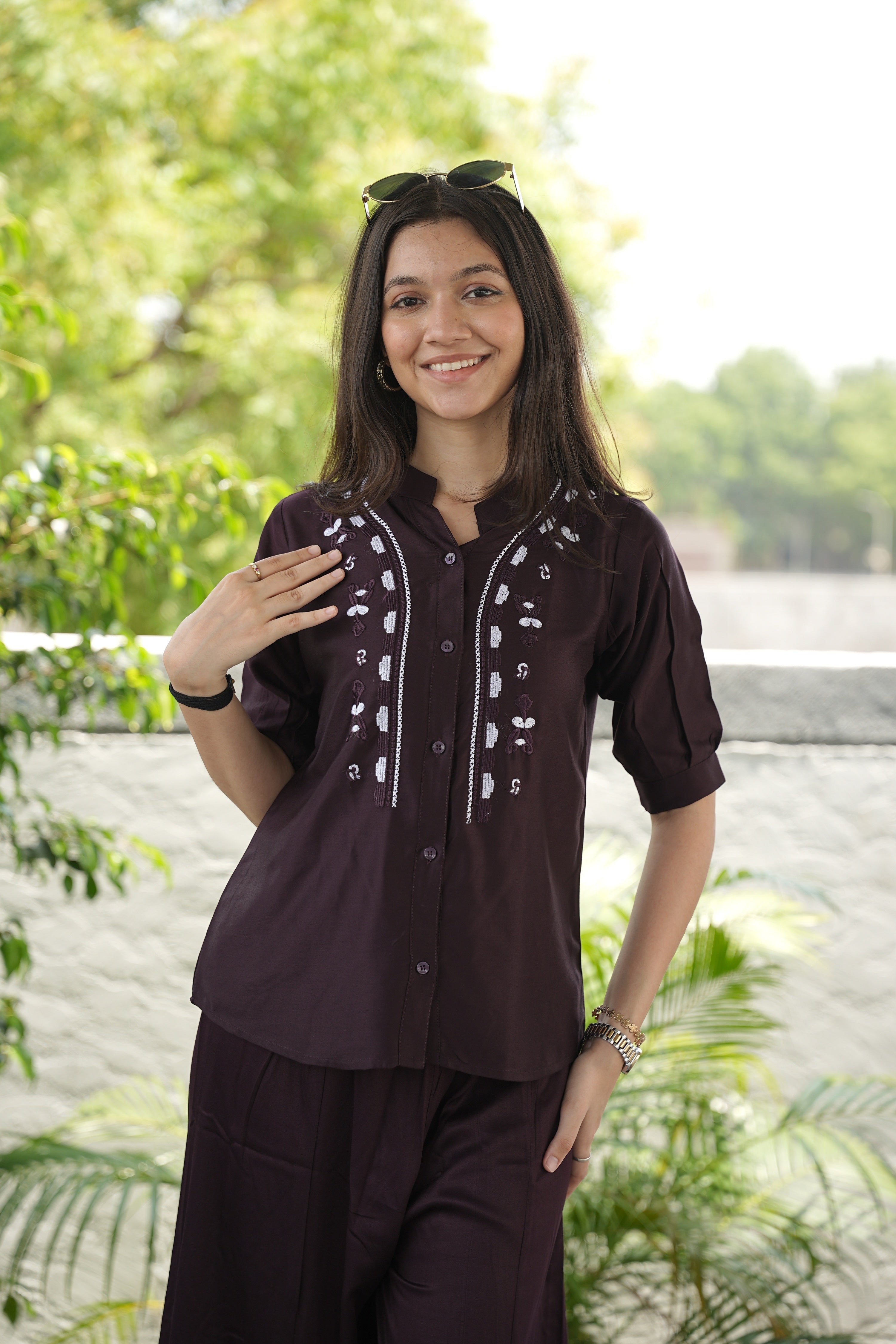 AROOSA -Premium Co-Ord Set  Western Fusion Wear