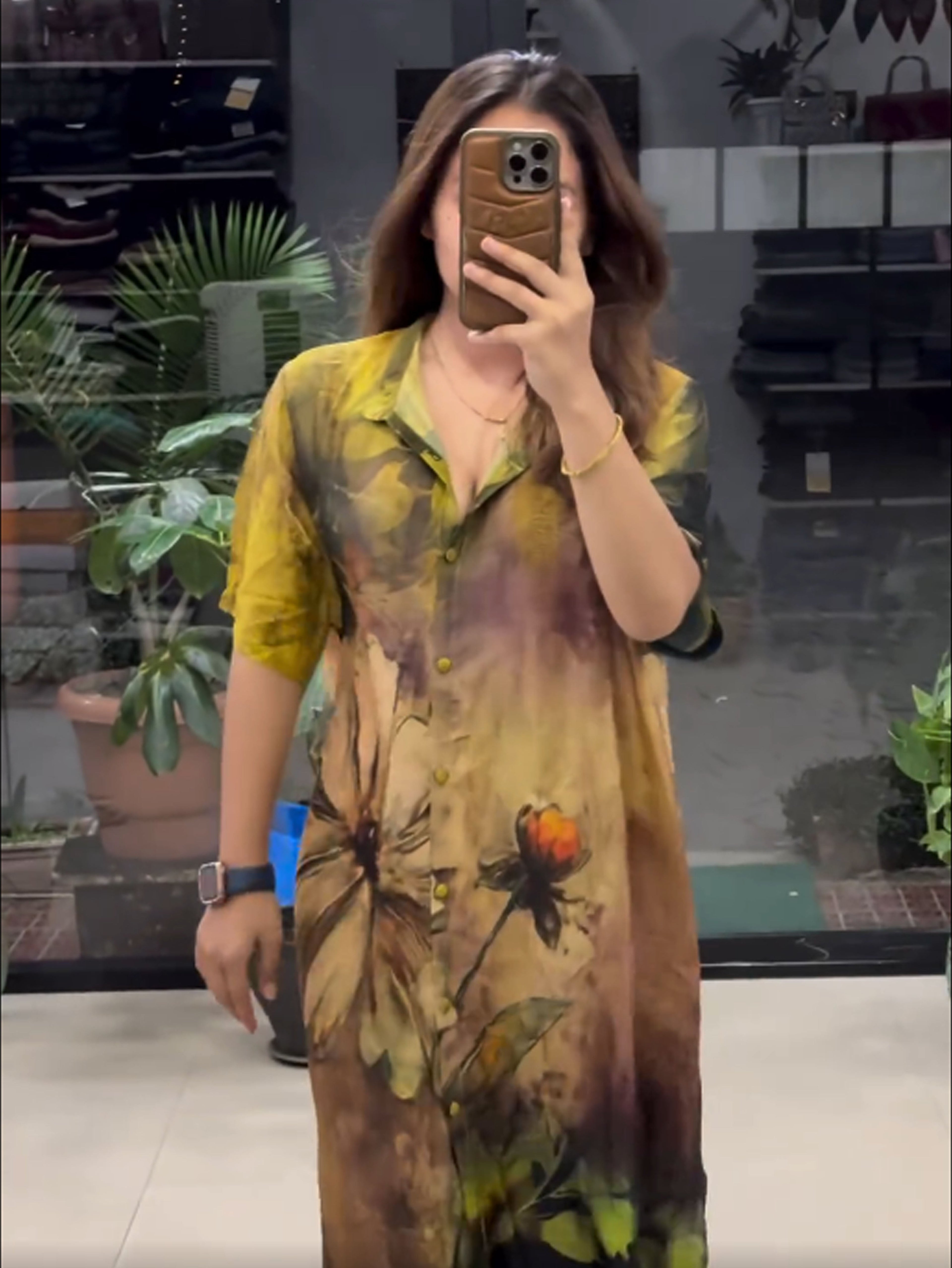 LILY LONG SHIRT STYLE DRESS