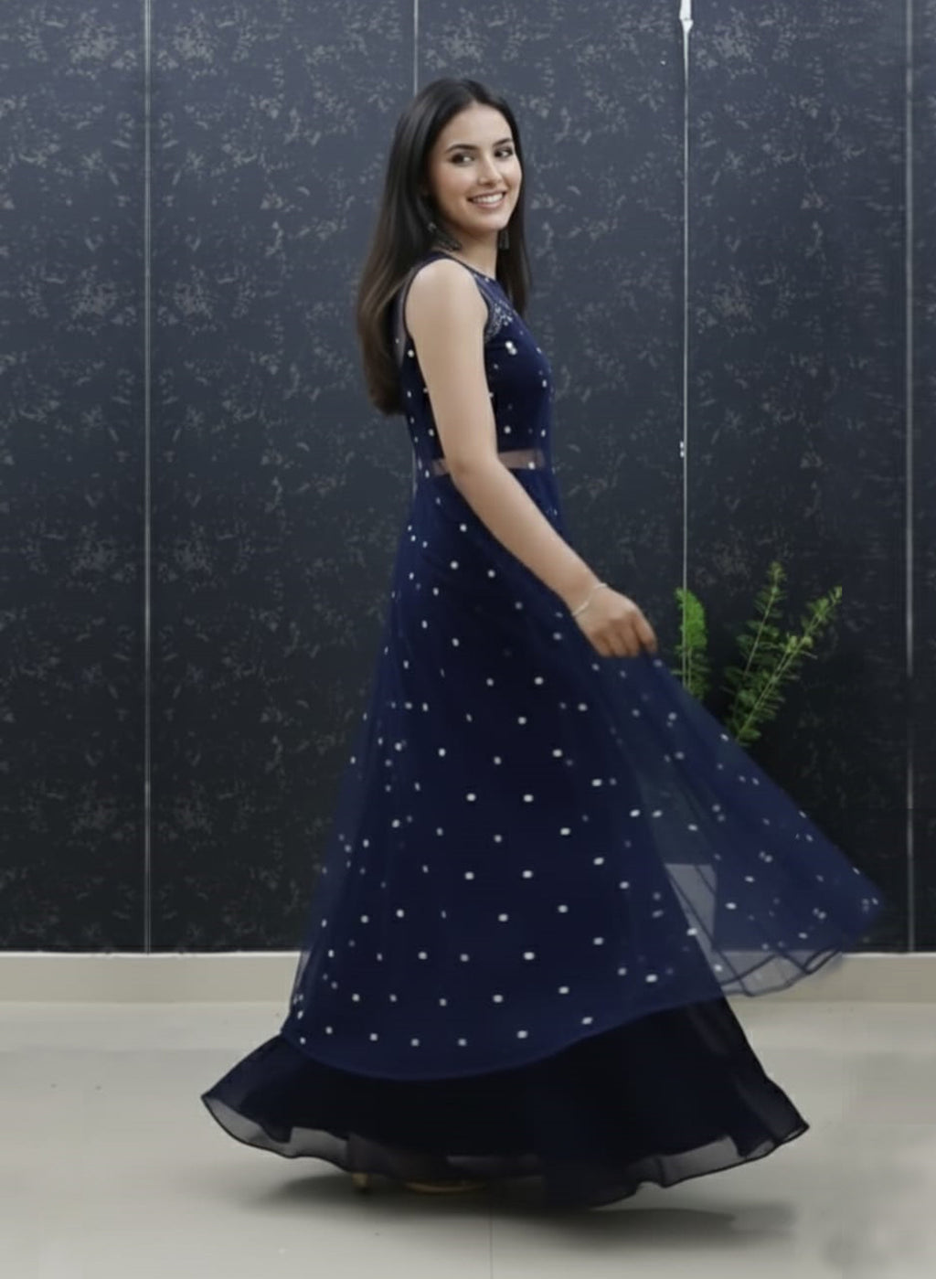 Tulip-Fancy Overcoat Lehenga Set