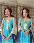 Aliza-Most viral Designer Ethnic two Piece Suit Set