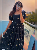 Zarvika-  Long Western Dress