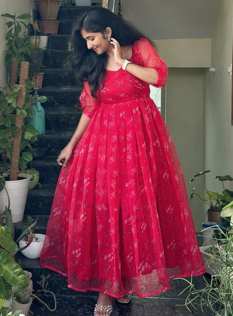 SANAM LONG WESTERN GOWN