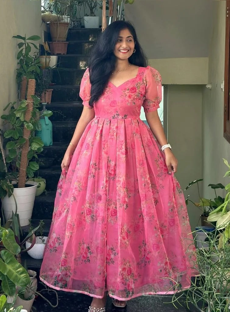 SANAM LONG WESTERN GOWN