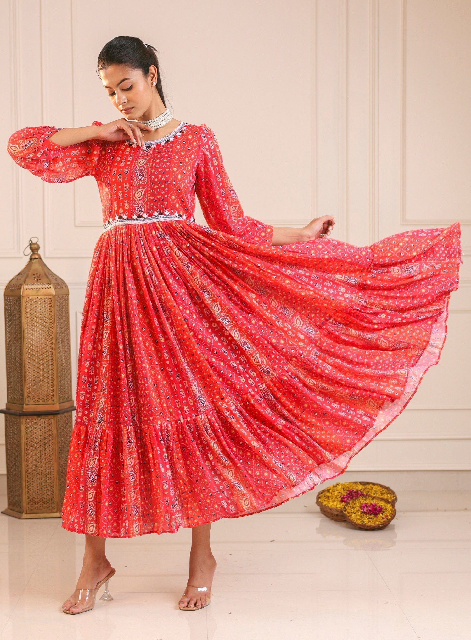 Kali-Long Western Gown