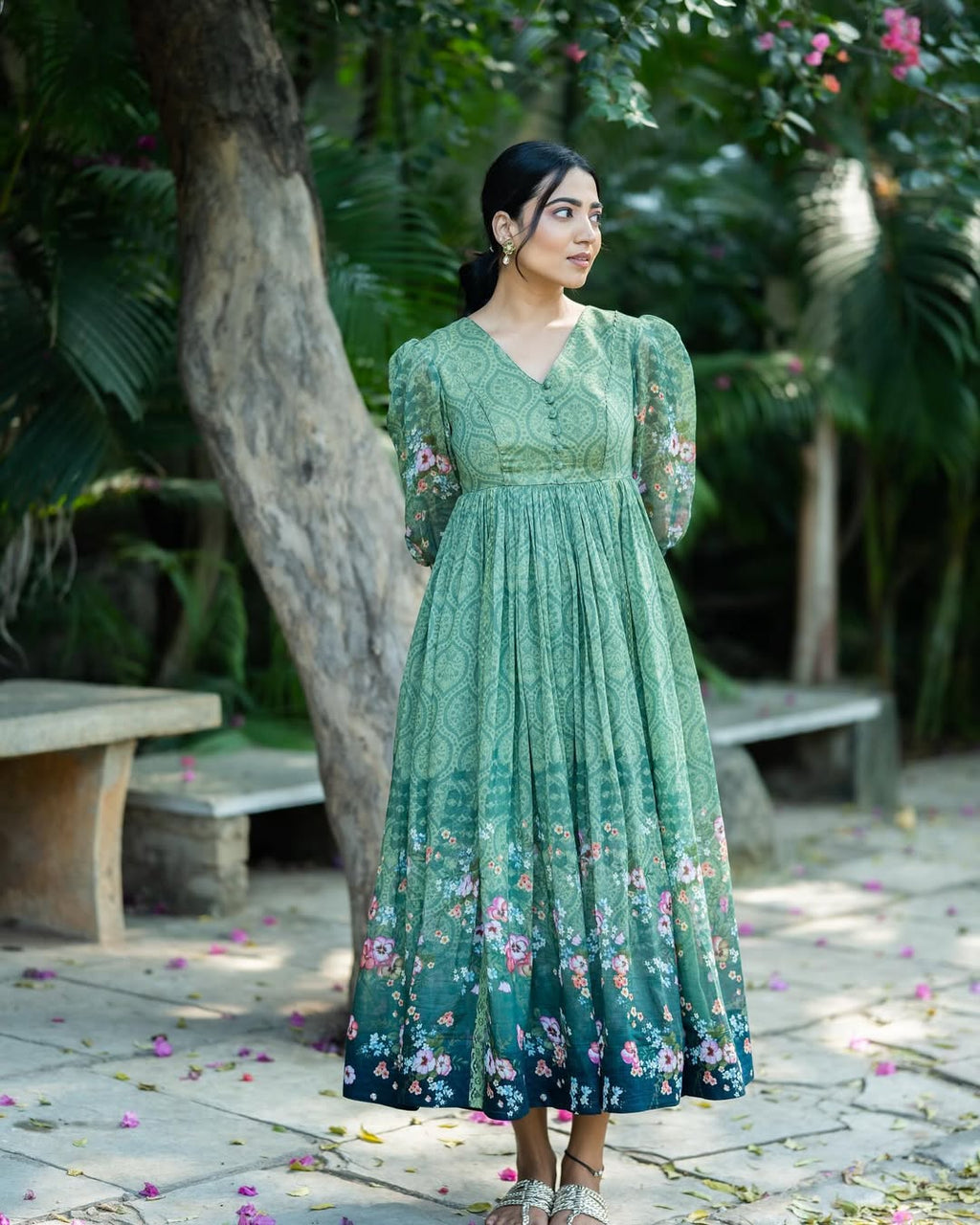 KANIKA- LONG WESTERN DRESS
