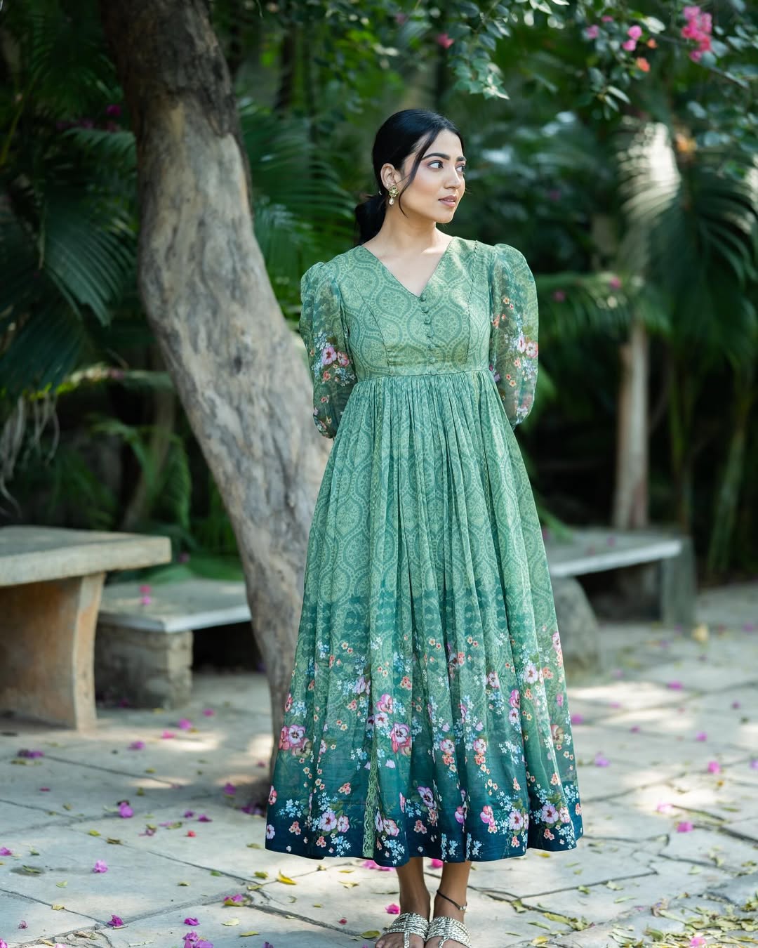 KANIKA- LONG WESTERN DRESS