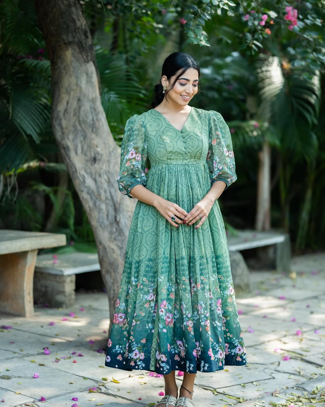 KANIKA- LONG WESTERN DRESS