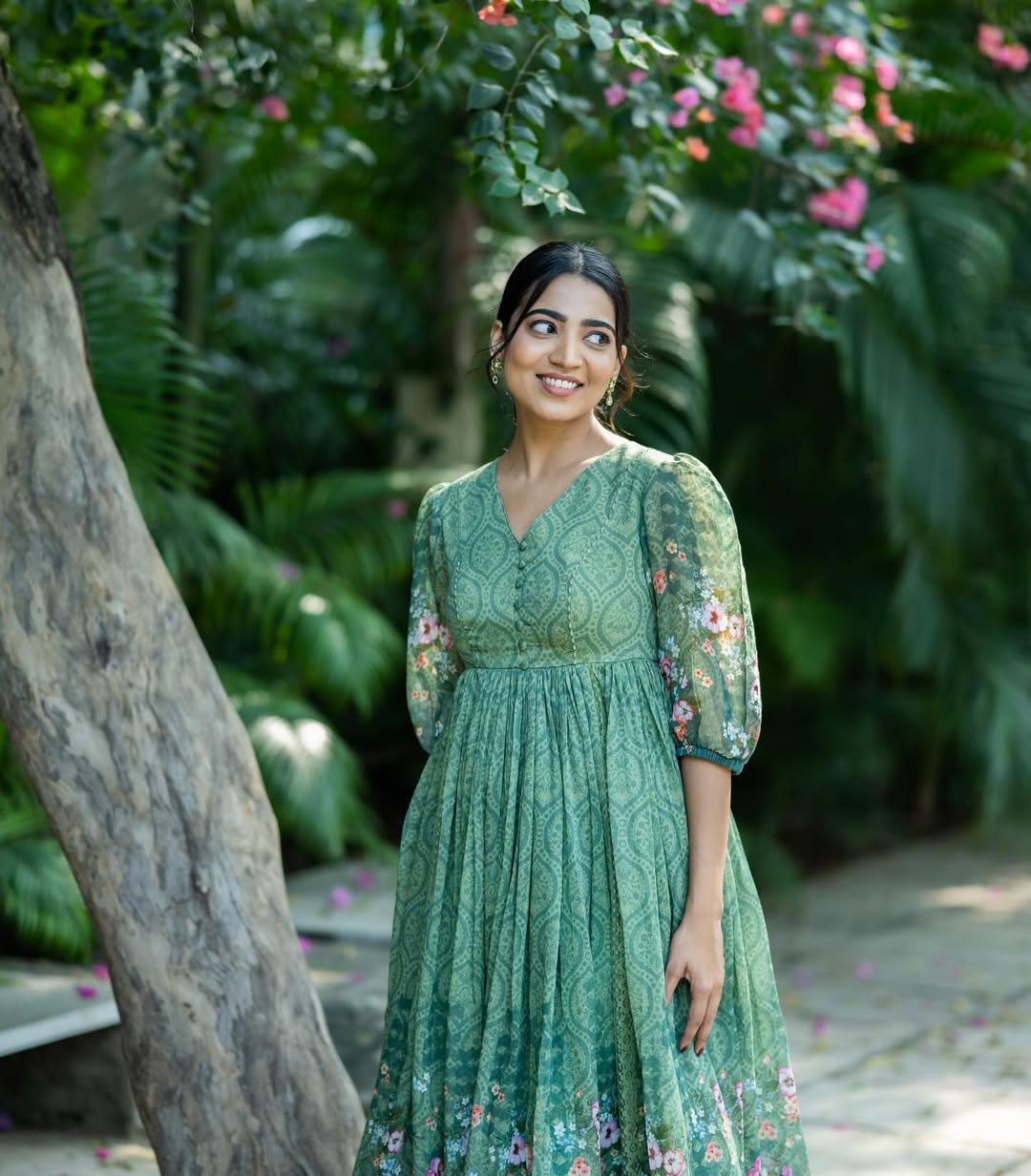 KANIKA- LONG WESTERN DRESS