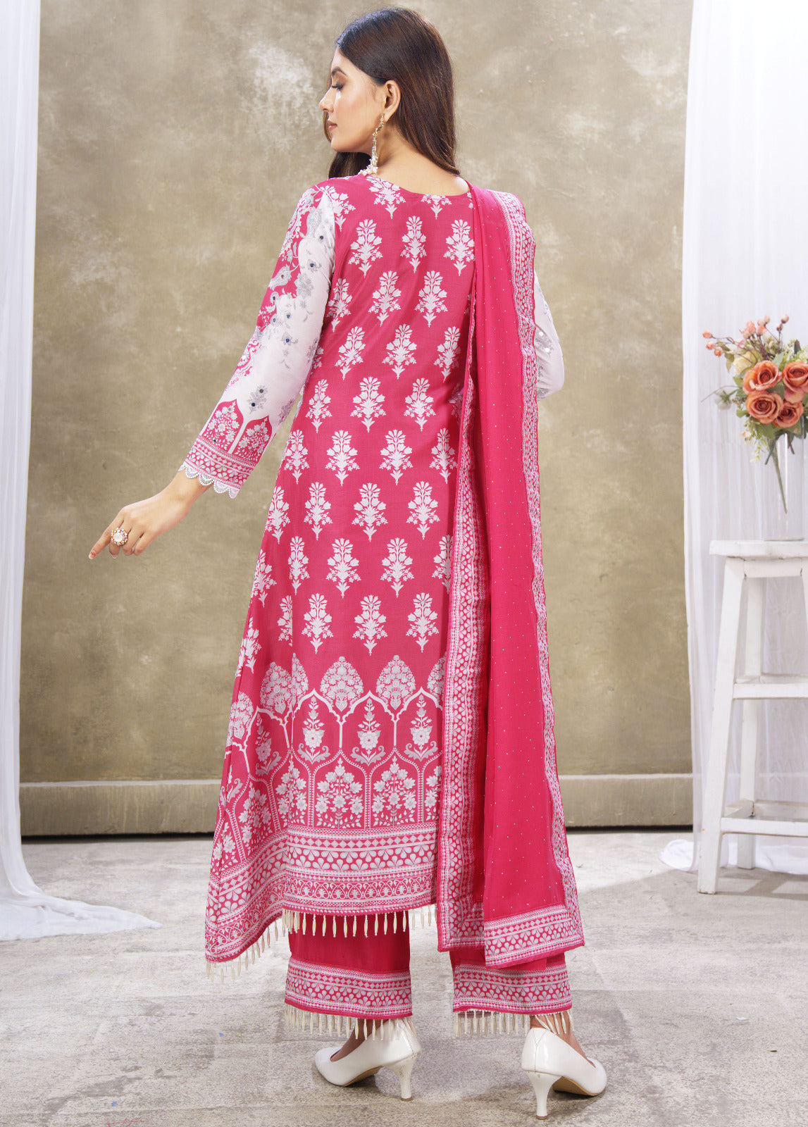 PLEVARI - HEAVY FENCY PAIR WITH DUPATTA SET