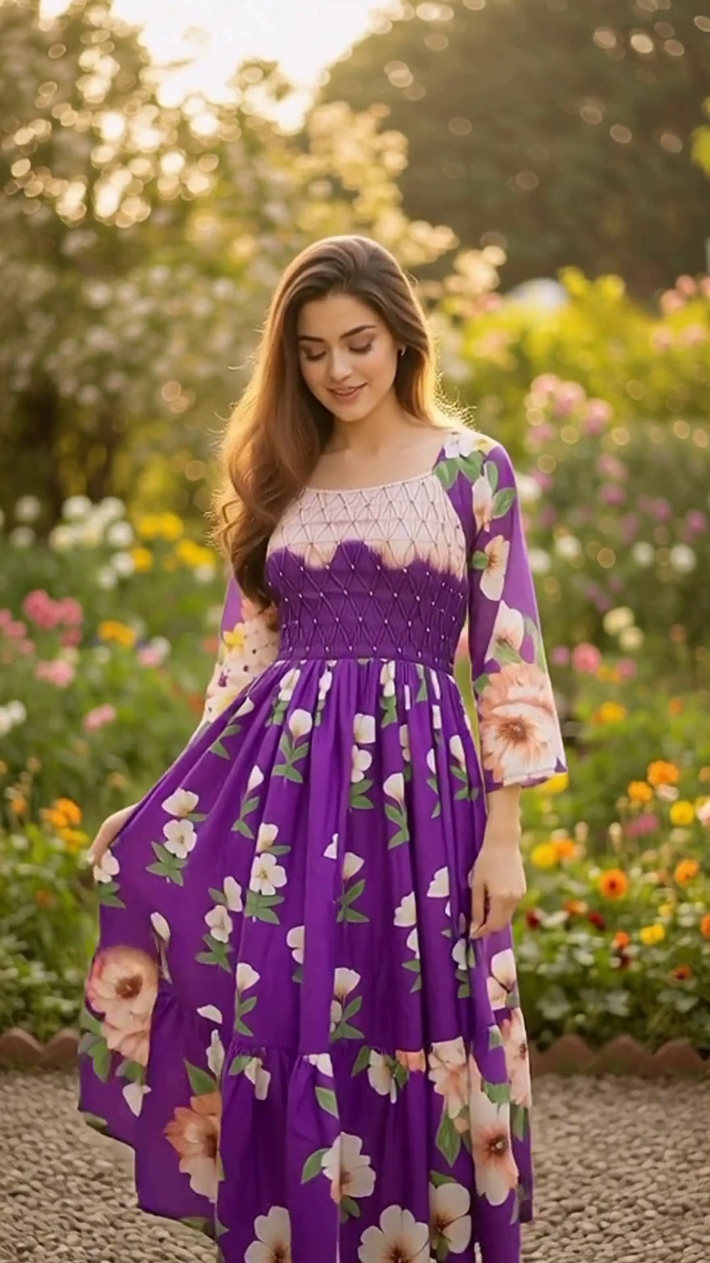 Rusti-Long Western Wear Gown