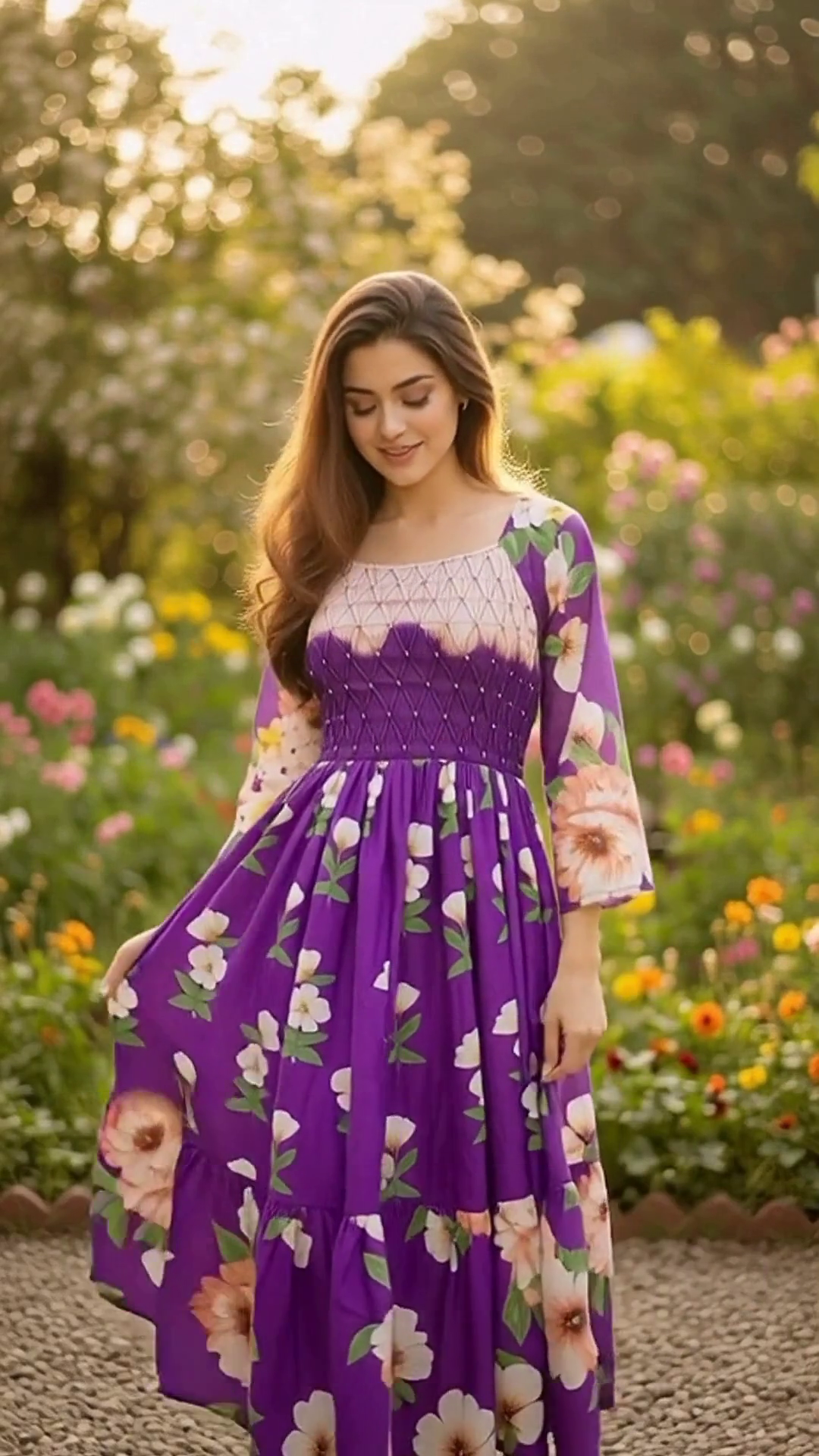Rusti-Long Western Wear Gown