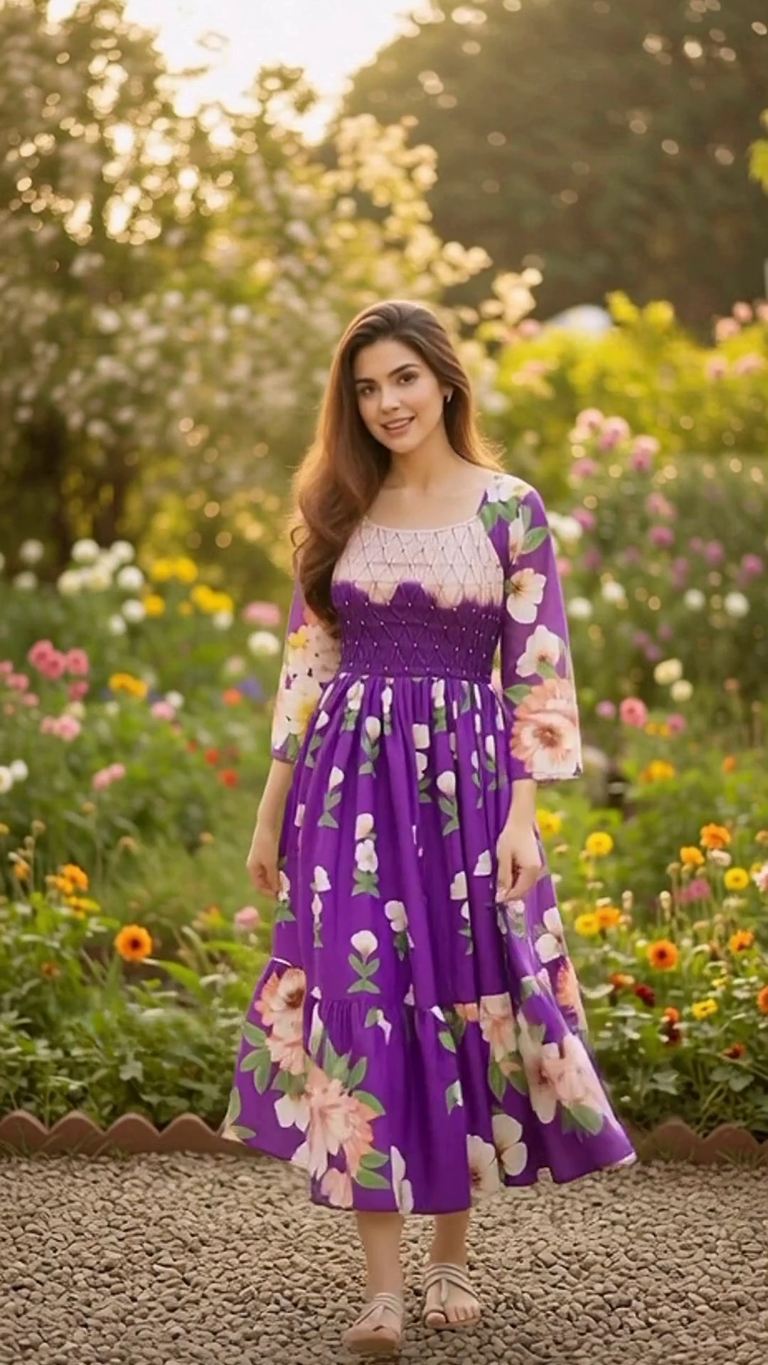 Rusti-Long Western Wear Gown