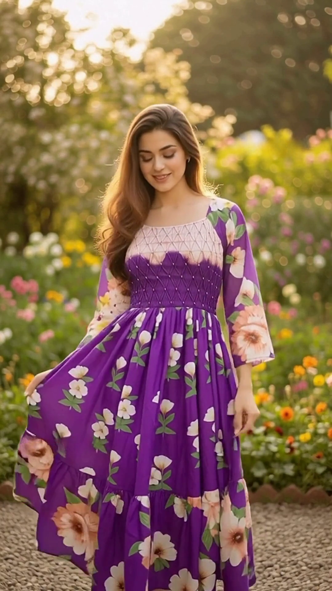 Rusti-Long Western Wear Gown